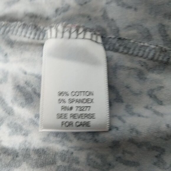Apt 9 Essential Tank Top Medium Leopard Print Gray Shelf Bra - Picture 5 of 6